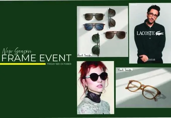 Read more on New Season Frame Event – Friday 16th October
